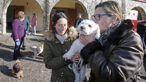 Bendici�n de mascotas en la iglesia de Campolongo