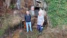 Jos Manuel Lamelas y Jos Antonio Requeijo, en A Silvarosa, la mina de hierro donde trabajaron