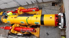 La tuneladora para el emisario submarino de la r�a de Pontevedra