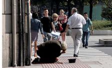 La banda que fue desarticulada distribu�a mendigos por la ciudad.