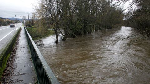 Una inundacin del ro Cabe en la Ribas Altas, en una imagen de archivo