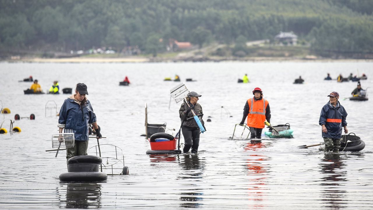Iago Tomé, patrón mayor de Raxó: «A xente ten ansia por ir mariscar, pero a incerteza sobre o que haberá é a mesma»