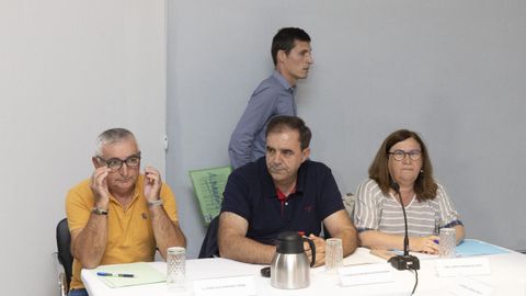 Imagen del penltimo pleno de Fisterra, el de organizacin del nuevo gobierno municipal.