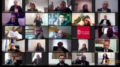 A finales de marzo de celebr� el primer pleno telem�ico en la historia de la Diputaci�n