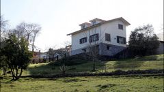 Vista general de la vivienda del concejal asesinado el pasado mes de agosto Javier Ardines