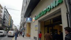 Exterior de un supermercado de Mercadona en Lugo