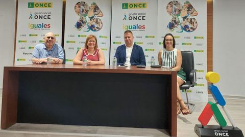 Presentaci�n del Informe de Valor Compartido del Grupo Social ONCE que tuvo lugar en la ma�ana de hoy en la sede de la Delegaci�n de la ONCE en Asturias.