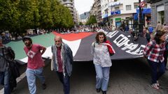 Manifestación por Palestina en Oviedo