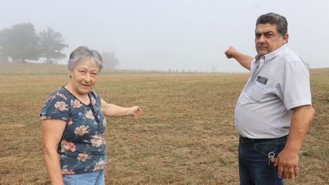 Eva y Jose Luis, dos de los vecinos afectados por el catastrazo en Sarria, que empezaron a recoger firmas