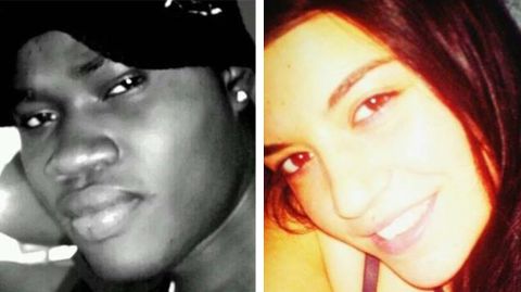 Ibrahima N. (izquierda) y Tatiana Vzquez, la chica asesinada (derecha)