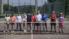 Xestal Clausura en la escuela de Tenis de Ribadavia
