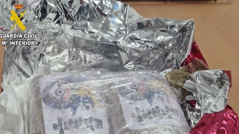 960 gramos de hach�s�incautados por la Guardia Civil