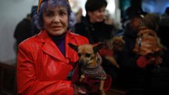 Bendici�n de mascotas en la Orden Tercera