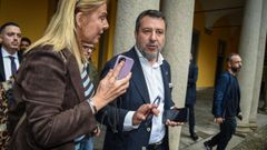 Salvini en el congreso que se celebr� en Mil�n