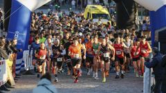 Salida de la 15 K Nocturna en la Ponte Romana
