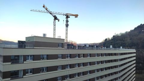 Imagen de archivo de una vivienda en fase de construcci�n.