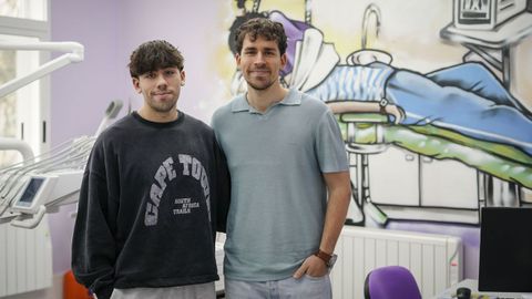 Jacobo y Lucas, propietarios de la clnica Ana Mara Prez Alonso