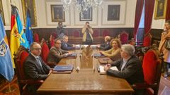 Reuni�n de la comisi�n de seguimiento del convenio sobre el futuro de La Vega