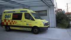 Foto de archivo de una ambulancia