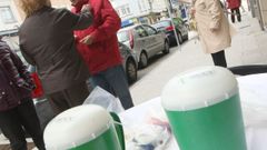 Imagen de archivo de una cuestaci�n contra el c�ncer en Ferrol. 