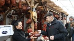 Imagen de archivo de la Feira do Butelo da Fonsagrada