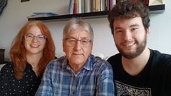 Victoria S�nchez, Manuel Agra e o seu fillo Manuel.