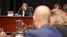 El alcalde de Pontevedra, Miguel Anxo Fernndez Lores, durante el pleno deenero en el que se someti a una cuestin de confianza, que perdi.