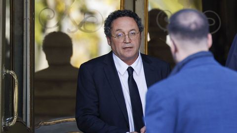 El ex fiscal general del Estado, a su salida del Tribunal Supremo el pasado 12 de noviembre, cuando ostentaba a�n el cargo y fue juzgado por un delito de revelaci�n de secretos.