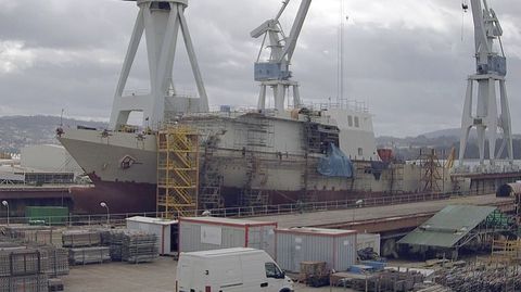 Navantia construyó un Buque de Acción Marítima en el astillero ferrolano
