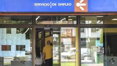 una oficina del servicio público de empleo en Oviedo