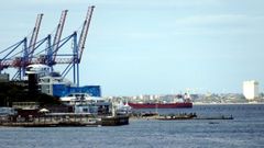 El puerto de Odesa, en una imagen de octubre