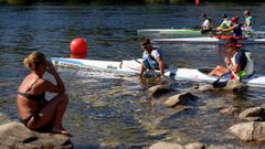 El primer descenso del Mi�o Ourense Provincia Termal, en im�genes