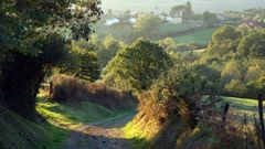 La localidad de Lloriana, en el camino de Santiago primitivo a su paso por Oviedo, que permite disfrutar de vistas espectaculares
