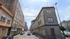 Tramo superior de la Gran V�a que se cierra, hasta el cruce con la Vila de Ordes.