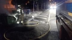 Intervenci�n en Santa Crisitina en la madrugada de este domingo