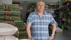 Jos� Ameneiros, gerente de la Cooperativa de Vilaboa, con secci�n de cr�dito desde 1965