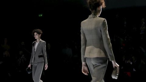 Desfile de Armani. 