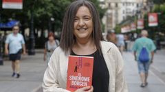 La periodista y escritora asturiana Nuria Varela, con su libro El sndrome Borgen en la Semana Negra de Gijn