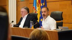 Angel Garcia.�ngel Garc�a , tras la aprobaci�n por parte del Pleno del inicio de la tramitaci�n para la futura concesi�n del servicio de aguas