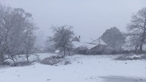 Nevada en Portomarti�o, Xesta, A Lama