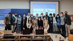 Participantes en el congreso nacional de la Asociaci�n de Estudiantes de Aeron�utica y del Espacio