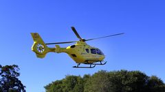 El helic�ptero del 061, en una foto de archivo