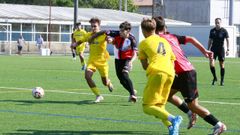 Imaxen do primeiro partido de Liga do Arousa fronte ao Sporting de Gjin