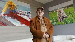 Miguel ngel Rey, en las oficinas centrales de la empresa en Fazouro, Foz, en A Maria lucense