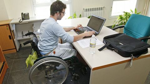 Exmenes de selectividad en el colegio de la Once