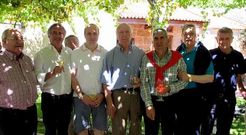 La primera jornada de la reuni�n de Amigos da Coci�a Galega incluy� un almuerzo en el pazo A Capitana de Cambados.