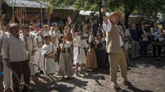 Escenificaci�n da lendaria revolta dos gu�maros na feira medieval do ano pasado