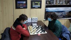 Partida disputada entre Miguel Prieto y David Cernadas en el torneo provincial.