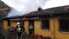 Intervenci�n del SEPA en un incendio en Pilo�a