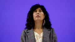 La ministra de Igualdad, Ana Redondo, el mi�rcoles en el comit� de crisis ante el repunte de asesinatos por violencia machista 